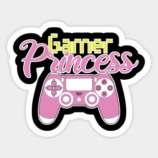 Gamer Princess Power Sticker